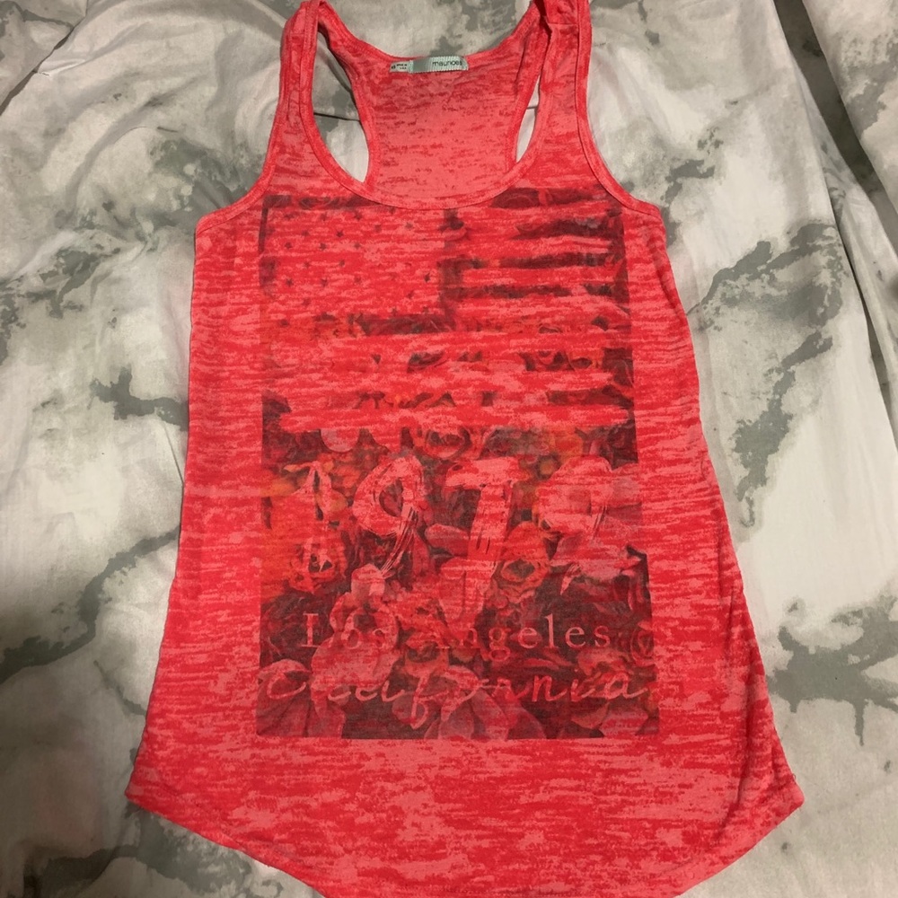 Pink tank top